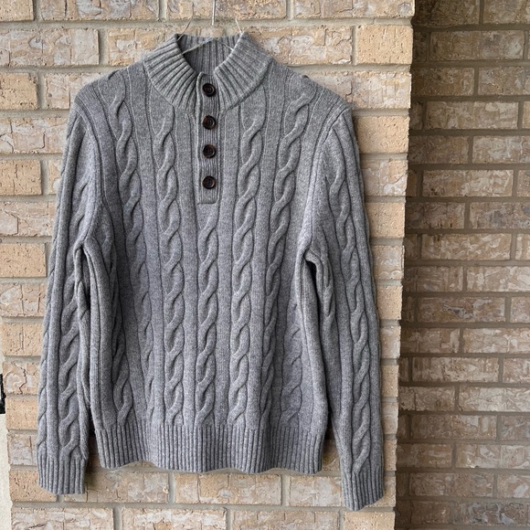 Vineyard Vines Mens Cable Knit Sweater 